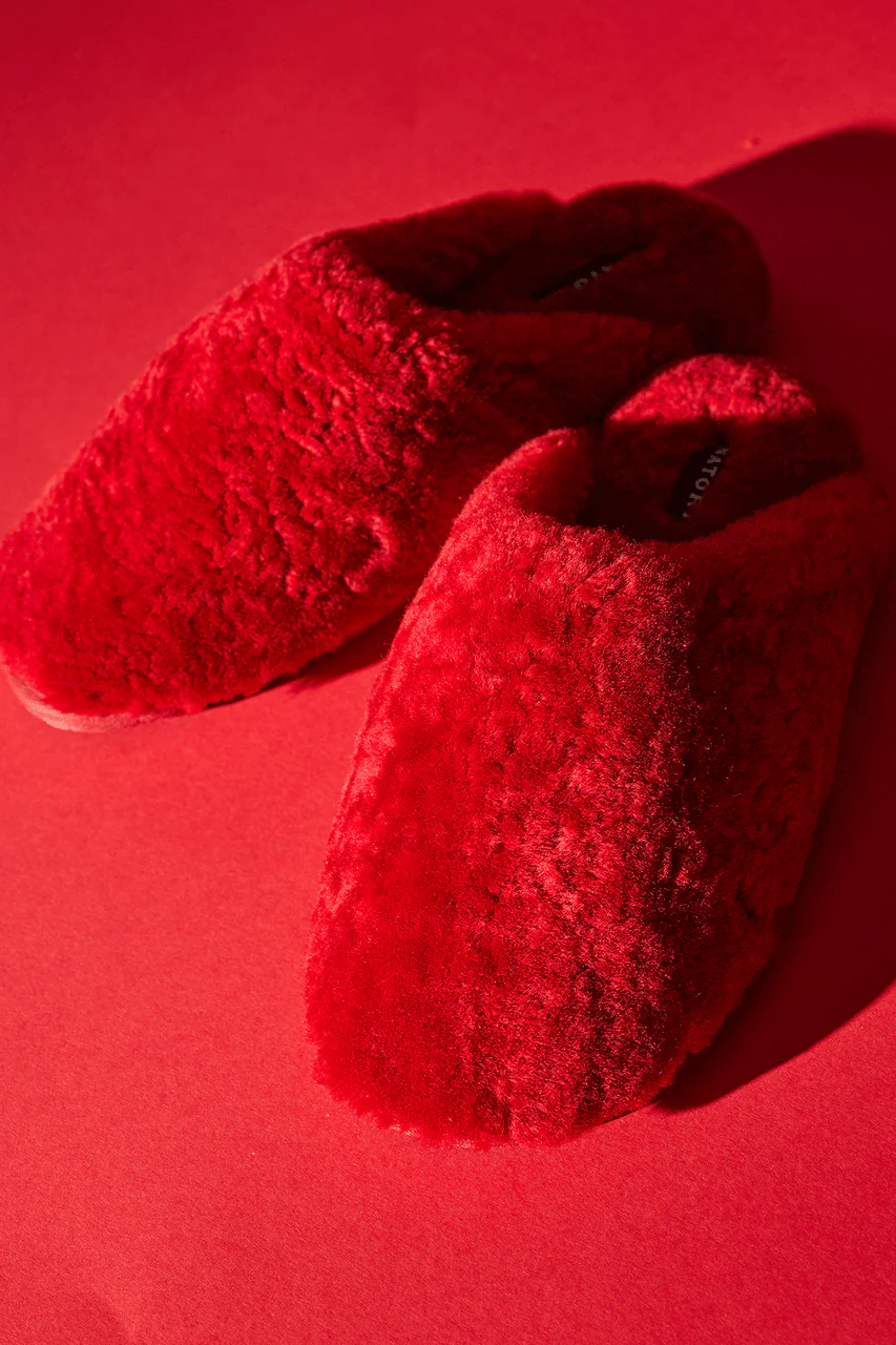 Bliss Genuine Shearling Slide - Image 6