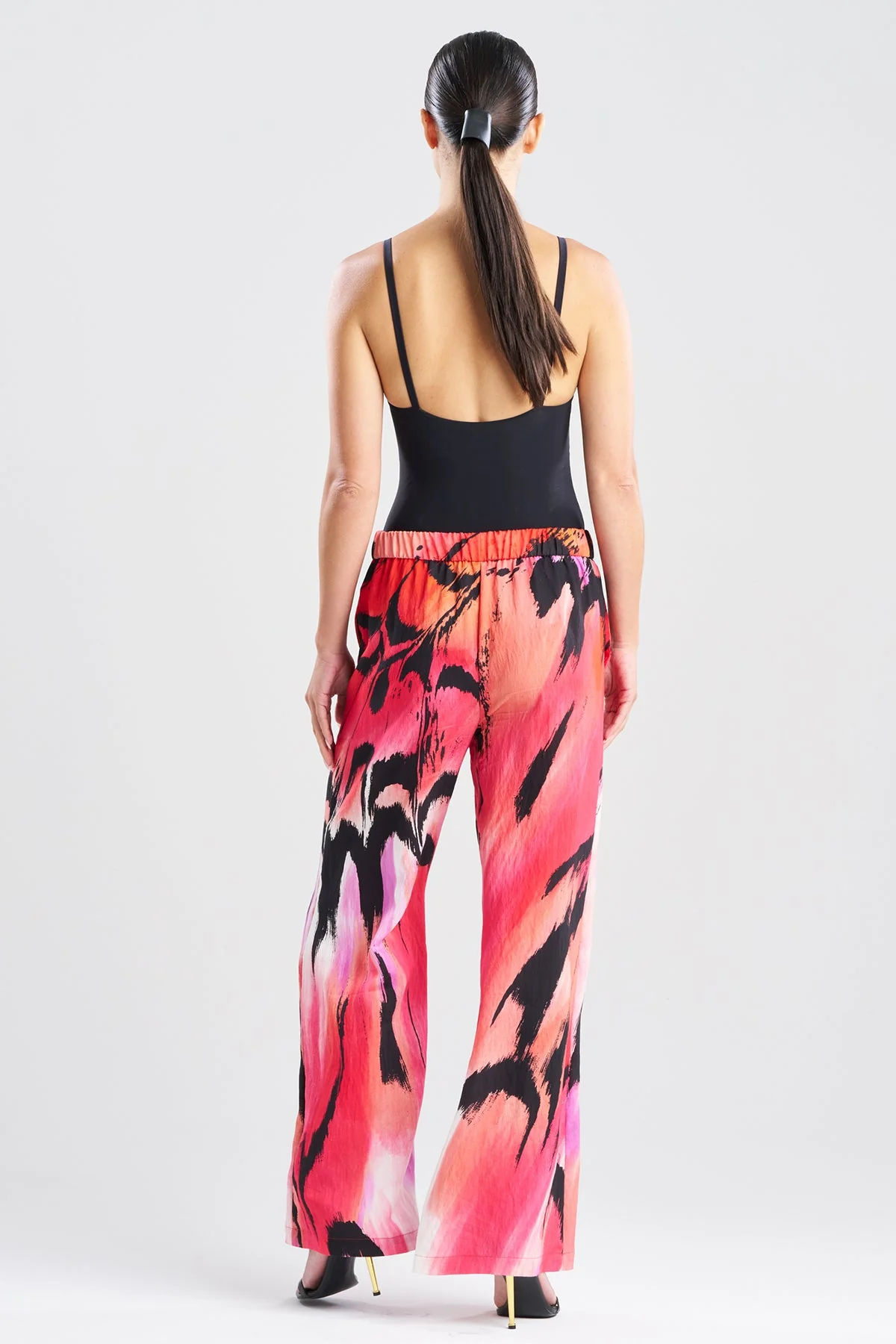 Butterfly Linen Blend Pants - Image 3