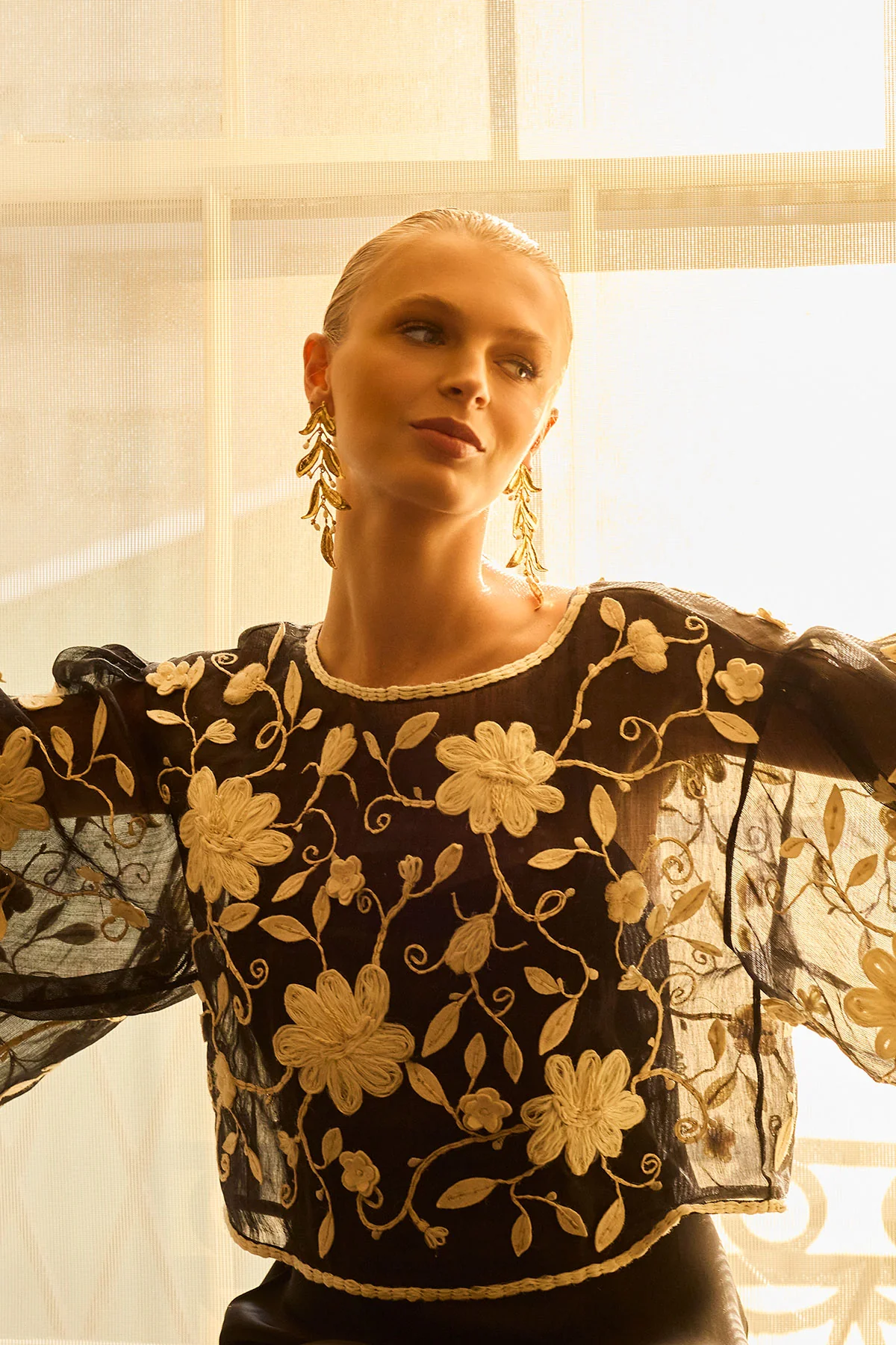 Couture Piña Embellished Top