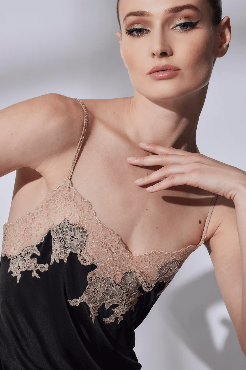 Enchant Lace Trim Chemise - Image 94