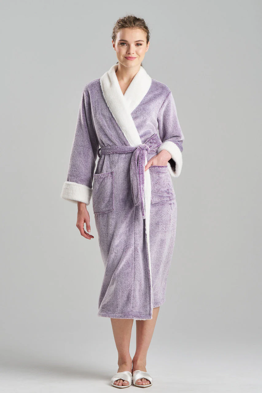 Frosted Cashmere Fleece Robe - Image 3