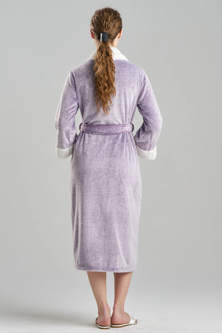 Frosted Cashmere Fleece Robe - Image 4