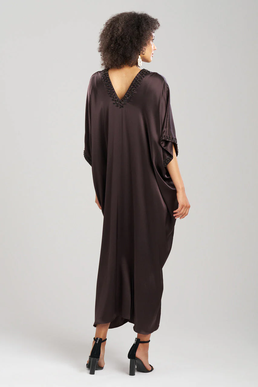 Key Essentials Embellished Cocoon Silk Caftan - Image 2