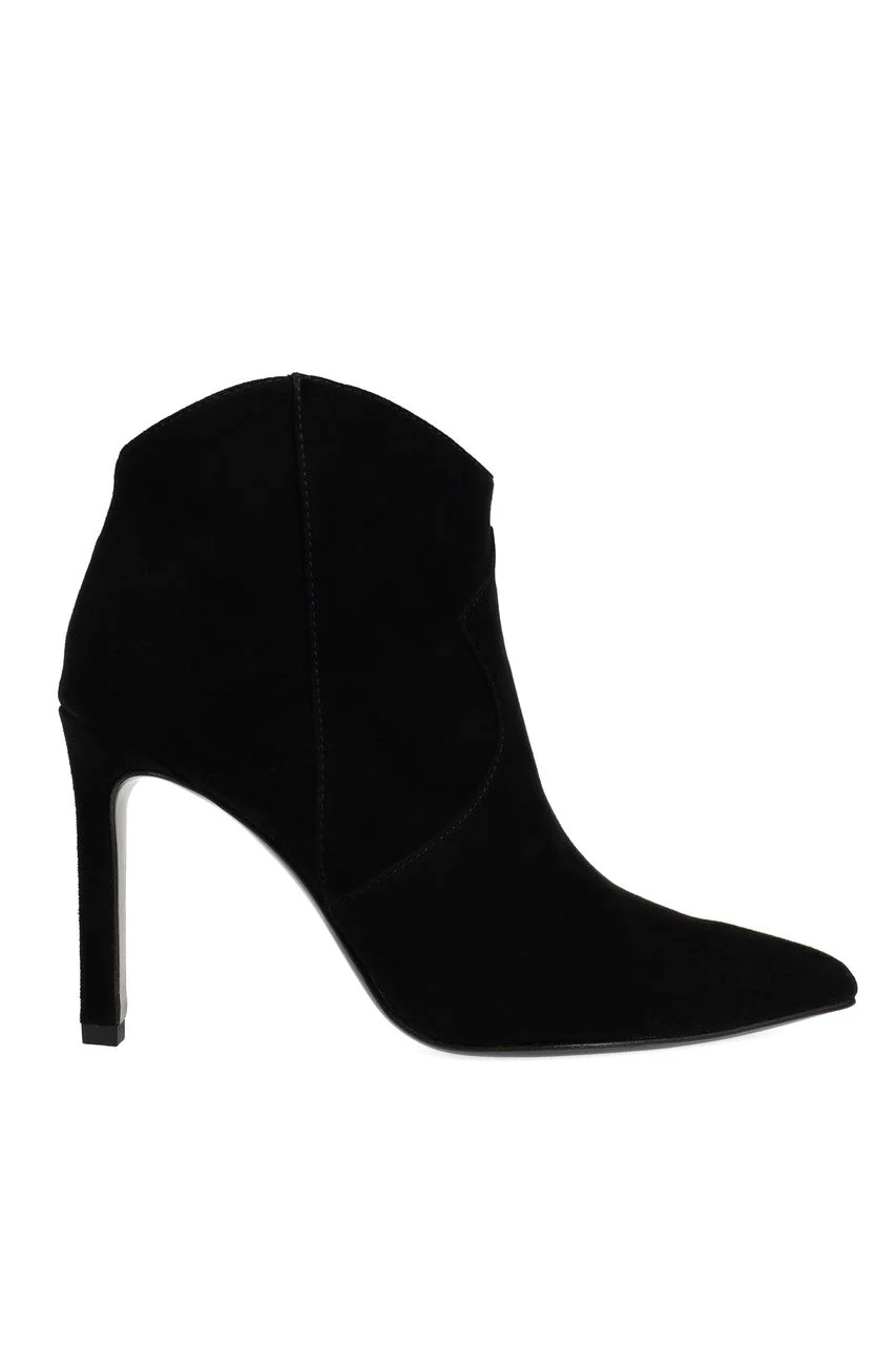 Leiko Suede Heel Bootie - Image 3