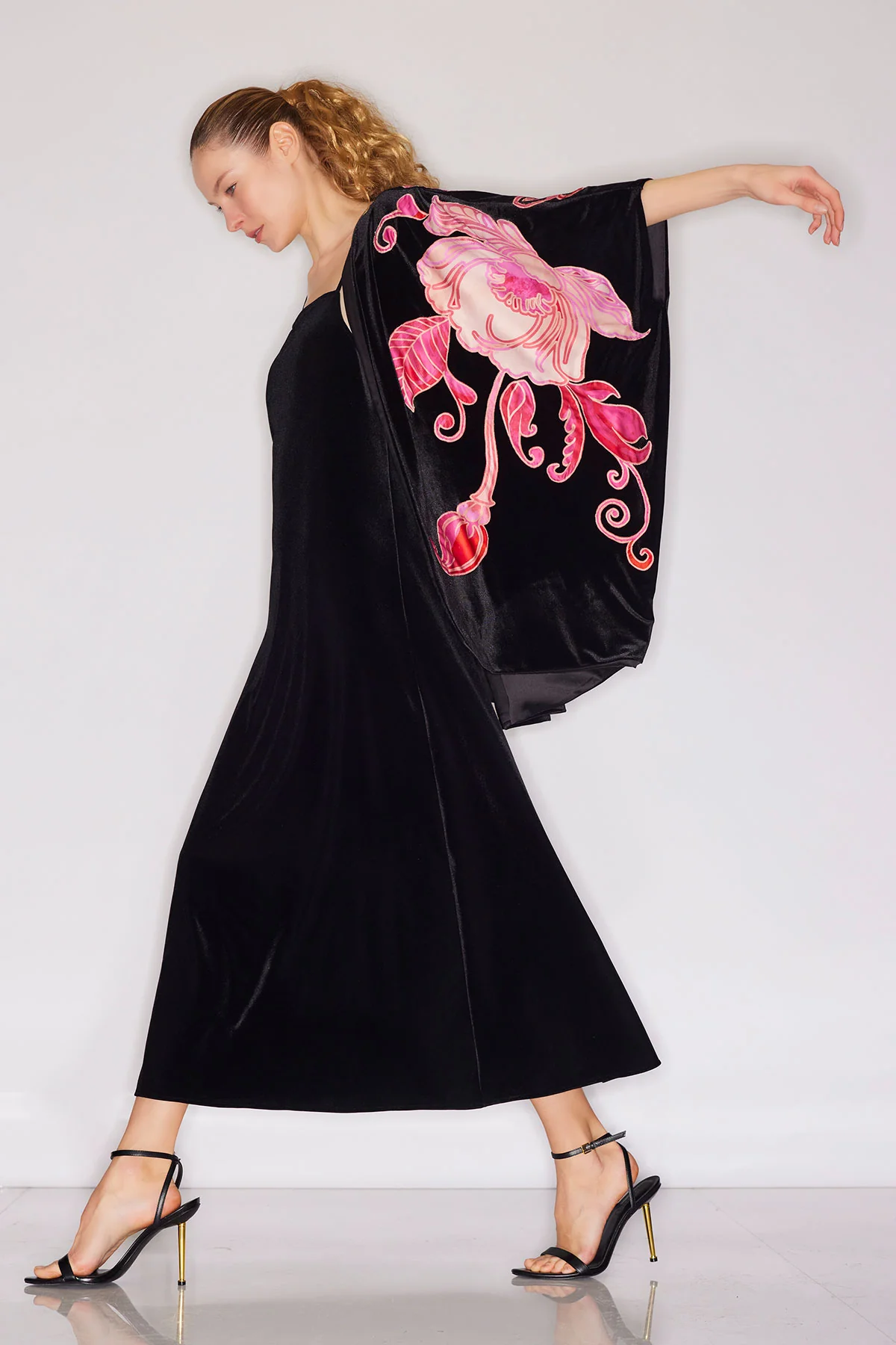 Natalie Velvet Slip Dress - Image 4