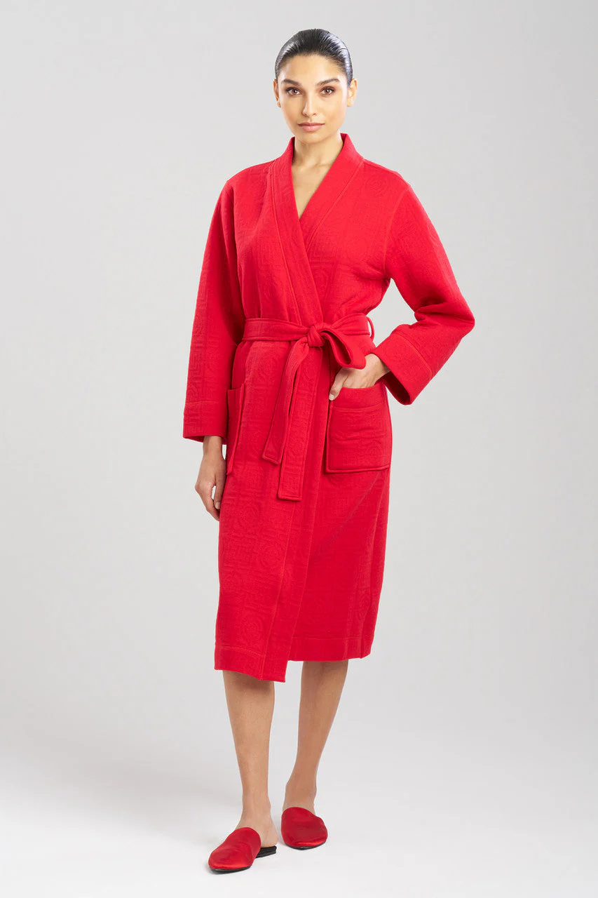 Quilted Infinity Jacquard Robe - Image 2