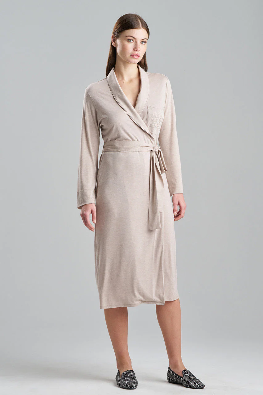 Shangri-La Embroidered TENCEL™ Robe - Image 3
