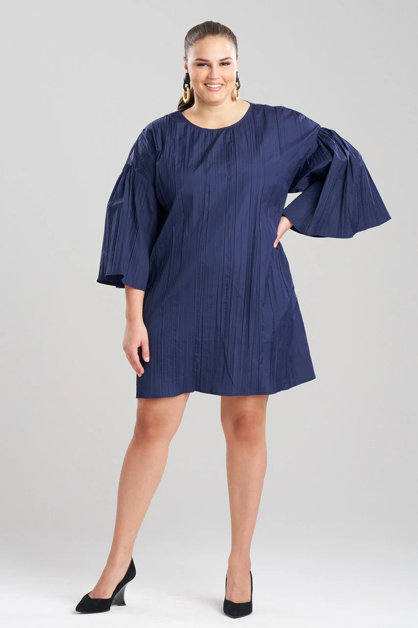 Taffeta Plisse Dress - Image 4